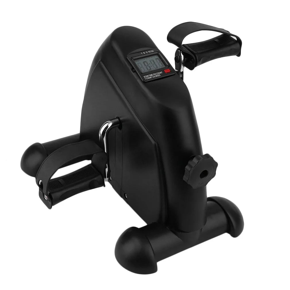 Mini Under Desk Exercise Bike | Portable Pedal Exerciser for Arms & Legs with LCD Monitor