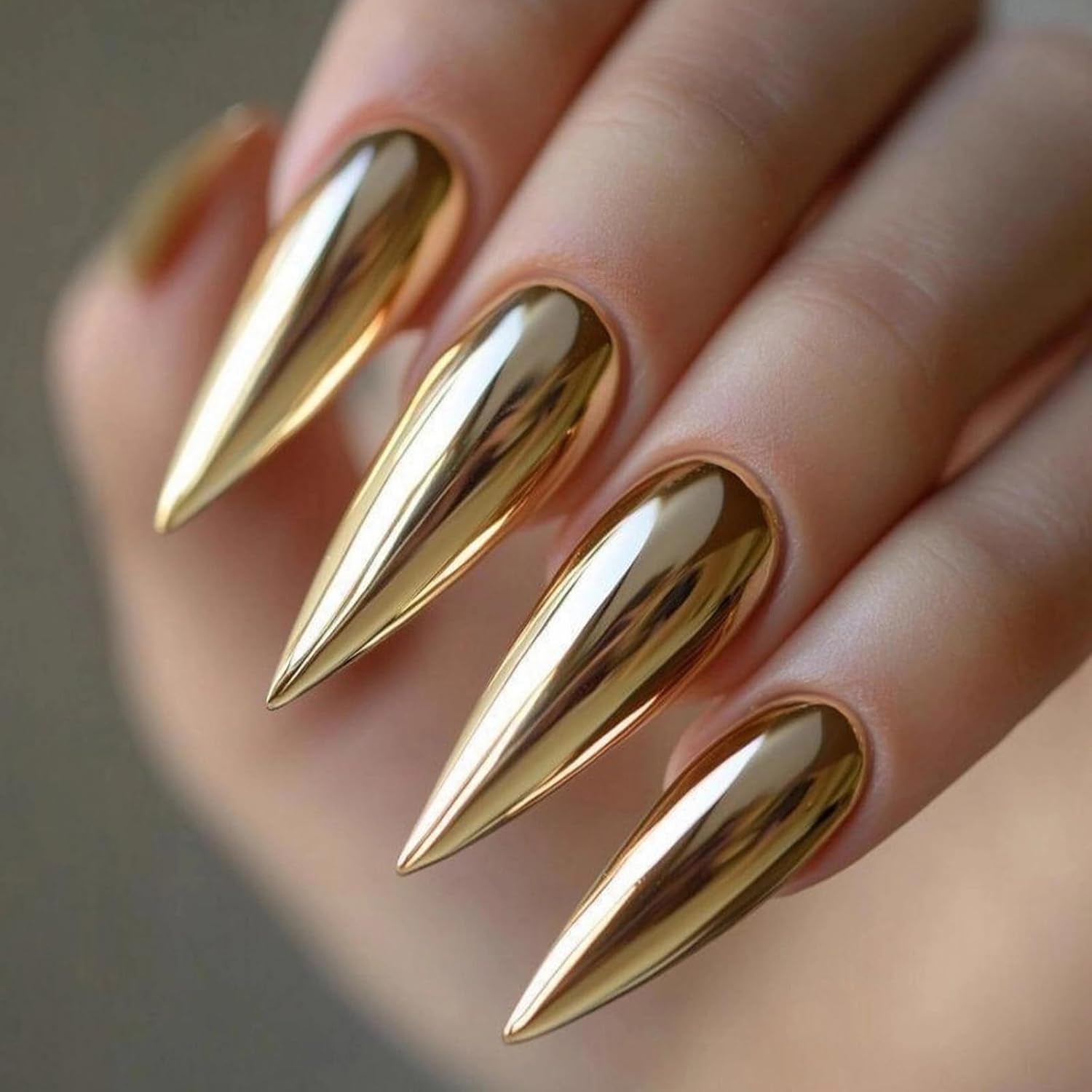 Luxury Press-On Nails | 23 Trendy Stiletto Styles • Reusable Full Nail Kit