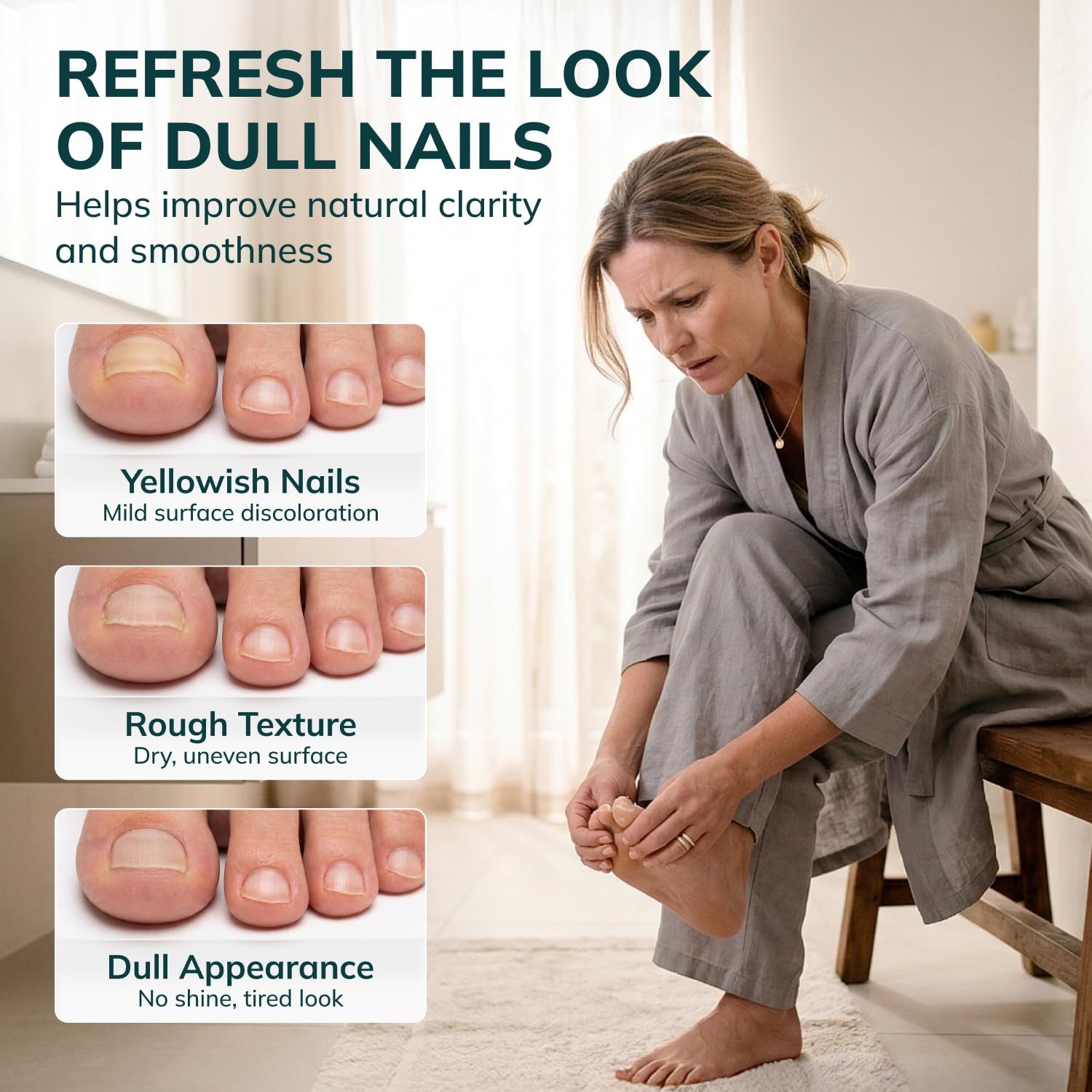 Klearnail Toenail Stick | Medi-Care Treatment | Natural Solution for Healthy Nails I Suitable for Foot, Toe, and Fingernail I for Brittle Toenails – 10Ml / 0.3 Fl. Oz. Pack 1 - Made in USA