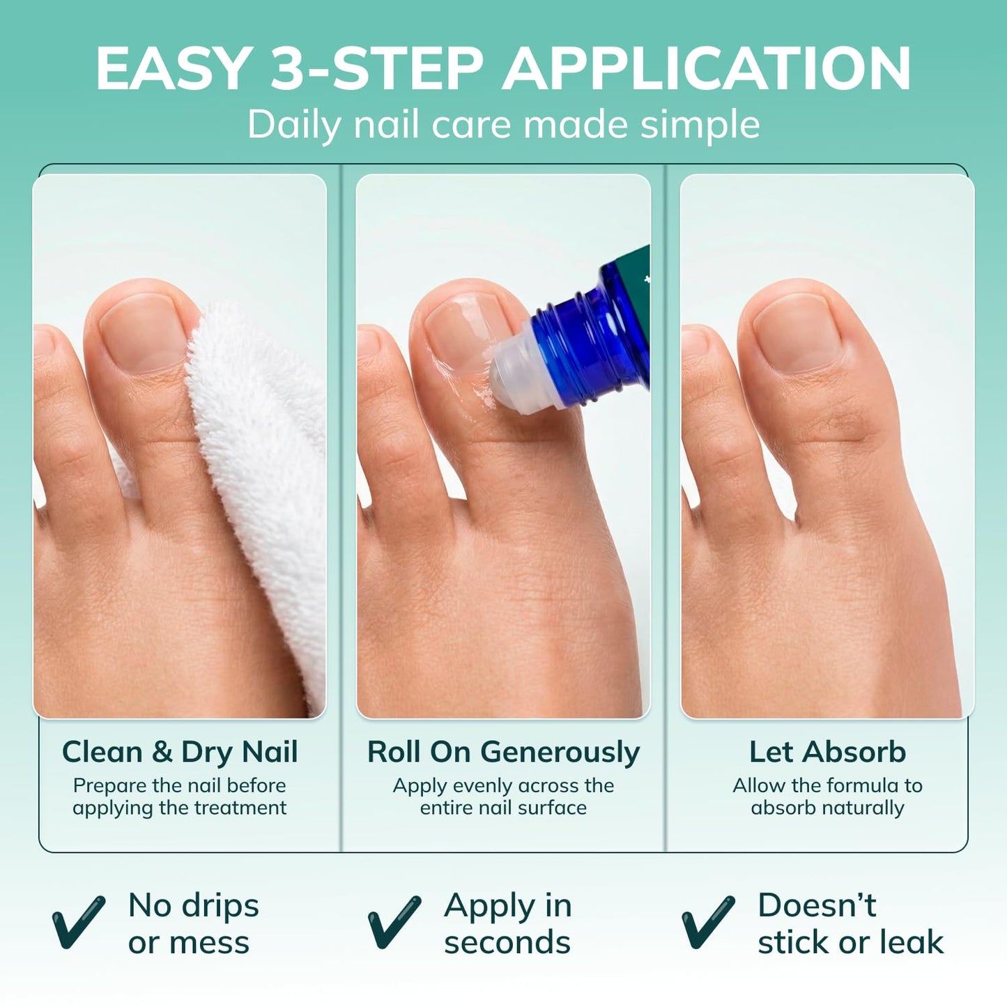 Klearnail Toenail Stick | Medi-Care Treatment | Natural Solution for Healthy Nails I Suitable for Foot, Toe, and Fingernail I for Brittle Toenails – 10Ml / 0.3 Fl. Oz. Pack 1 - Made in USA