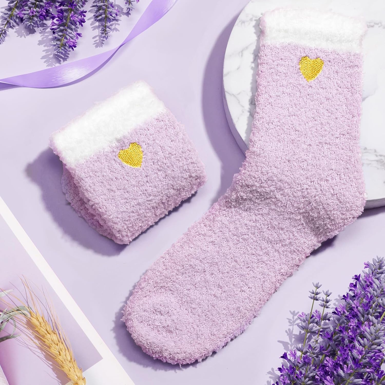 Birthday Gifts for Women Friendship, Lavender Relaxing Spa Gift Basket Set for Women, Self Care Gifts Unique Happy Birthday Gift Idea for Mom Her Best Friends Sister Wife Girlfriend Coworker Teacher