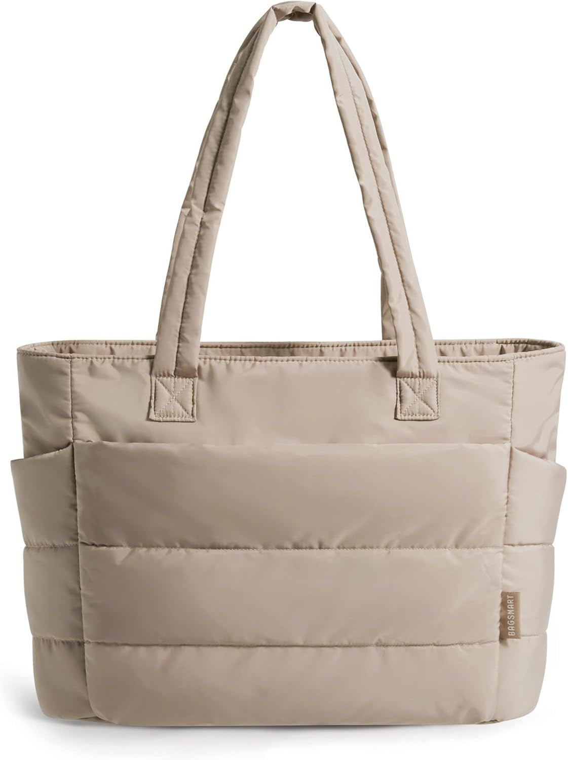 Tote Bag for Women, Lightweight Puffy Tote Bag with Compartments Shoulder Bag Handbag for Travel, Work, Gym | Lightweight