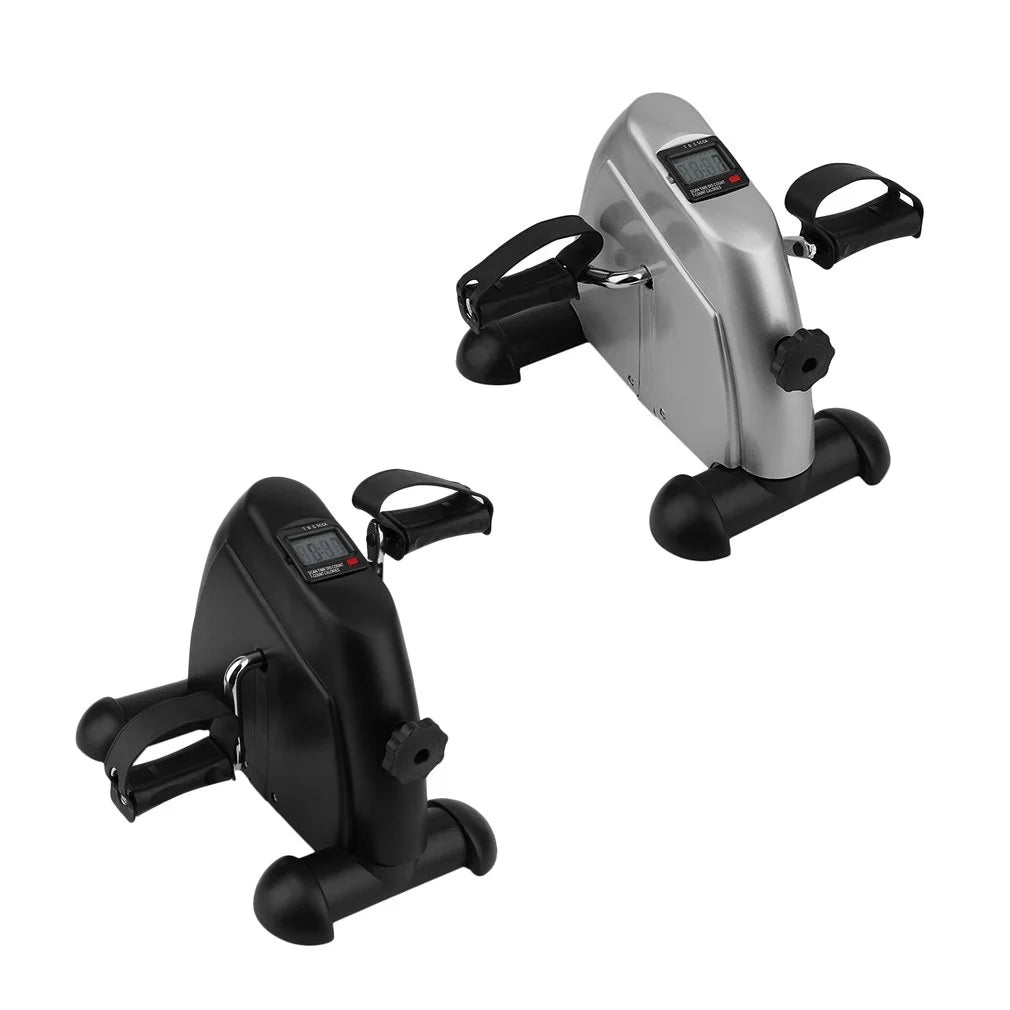 Mini Under Desk Exercise Bike | Portable Pedal Exerciser for Arms & Legs with LCD Monitor