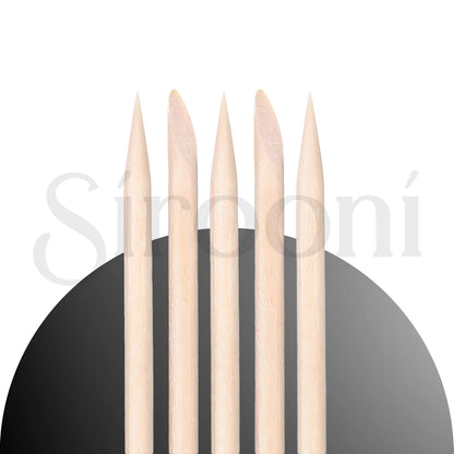 Wooden Cuticle Sticks 10Cm - 100 PCS Pack