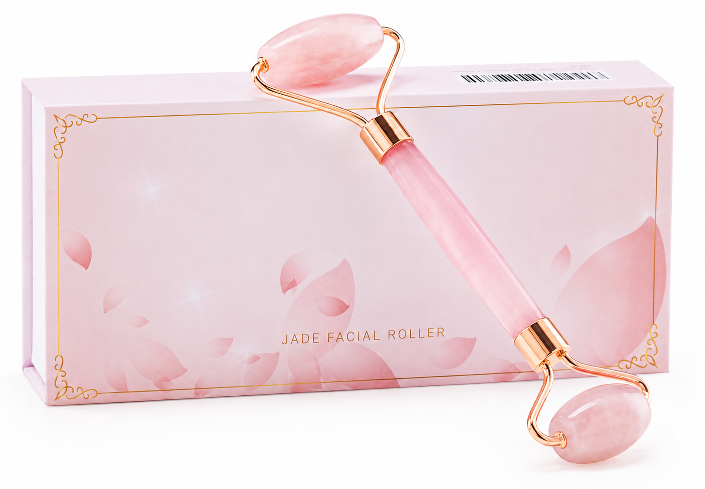 Premium Rose Quartz Face Roller | Cooling Facial Massage Tool for Puffiness & Skincare | Self-Care Beauty Gift for Women