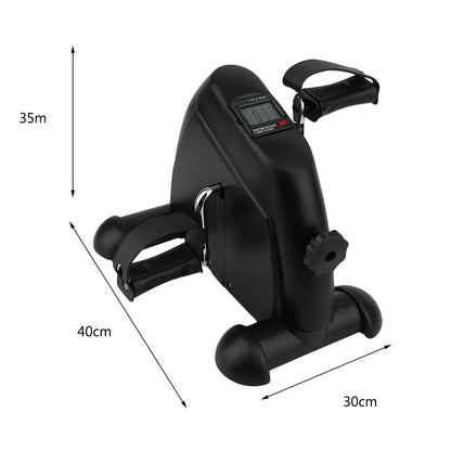 Mini Under Desk Exercise Bike | Portable Pedal Exerciser for Arms & Legs with LCD Monitor