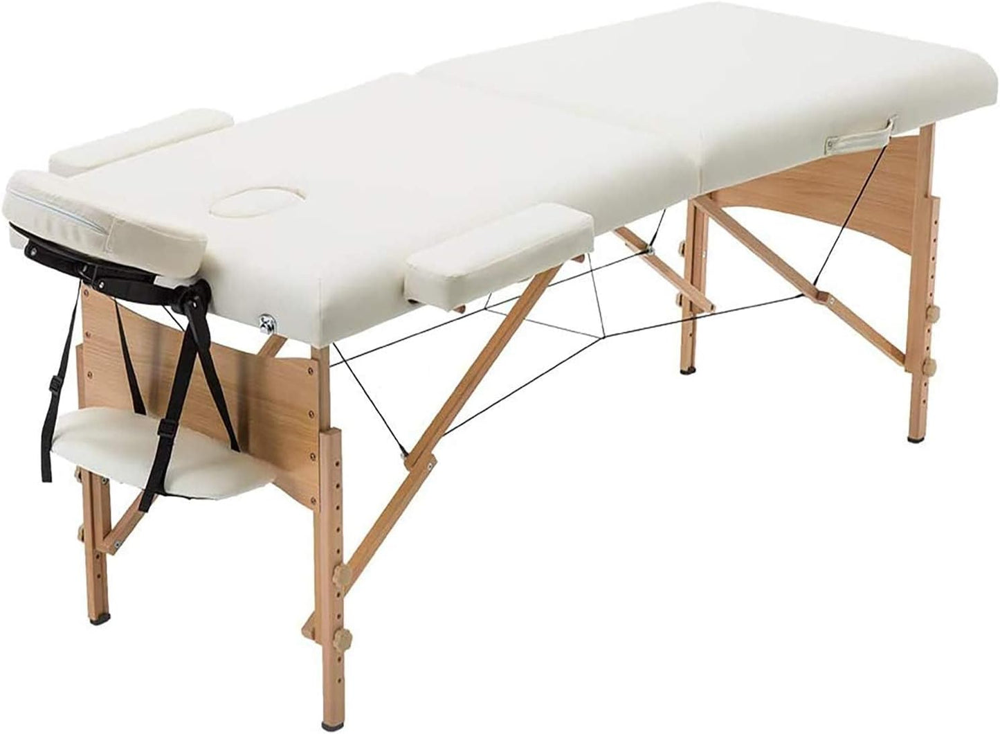 Portable Massage Table | Adjustable Spa Bed with Carry Bag for Massage, Facials, Lash & Tattoo