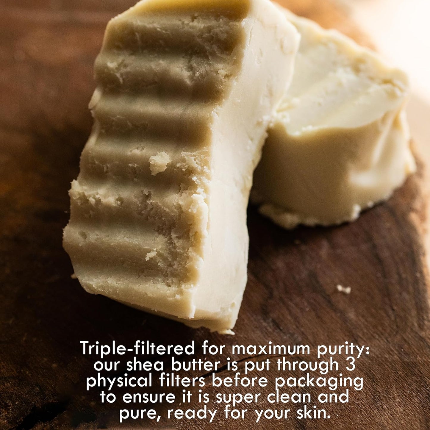 Raw Shea Butter – 100% Pure Unrefined African Shea Butter | Deep Moisturizer for Dry Skin, Hair and Scalp | DIY Body Butter, Lip Balm and Soap Base | Natural Earthy Aroma (1 Lb Block)
