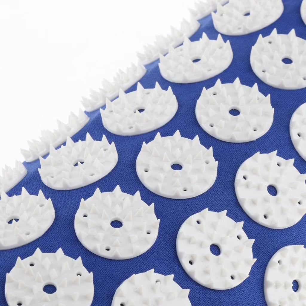Acupressure Set Acupressure Mat Massage Mat Neck Pillow for Circulation Blue