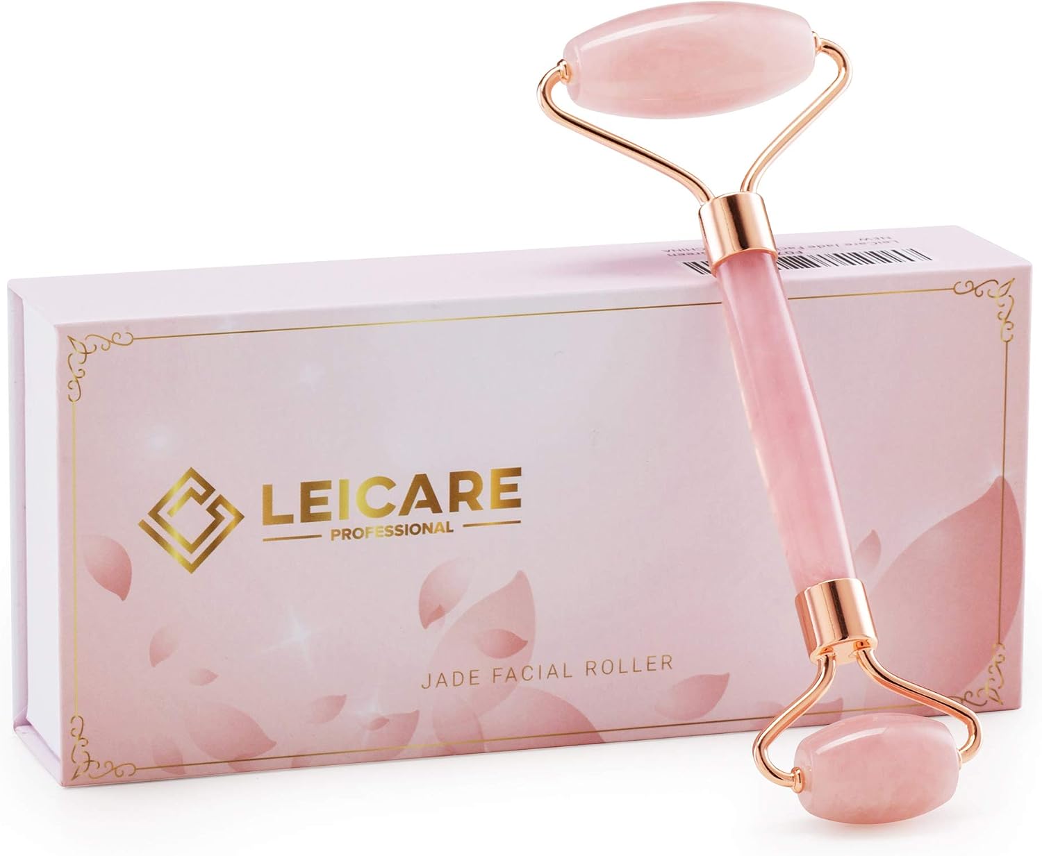 Rose Quartz Face Roller for Facial Massage | Cooling Skin Care Tool for Puffiness, Fine Lines & Lymphatic Drainage | Self-Care Beauty Gift for Women