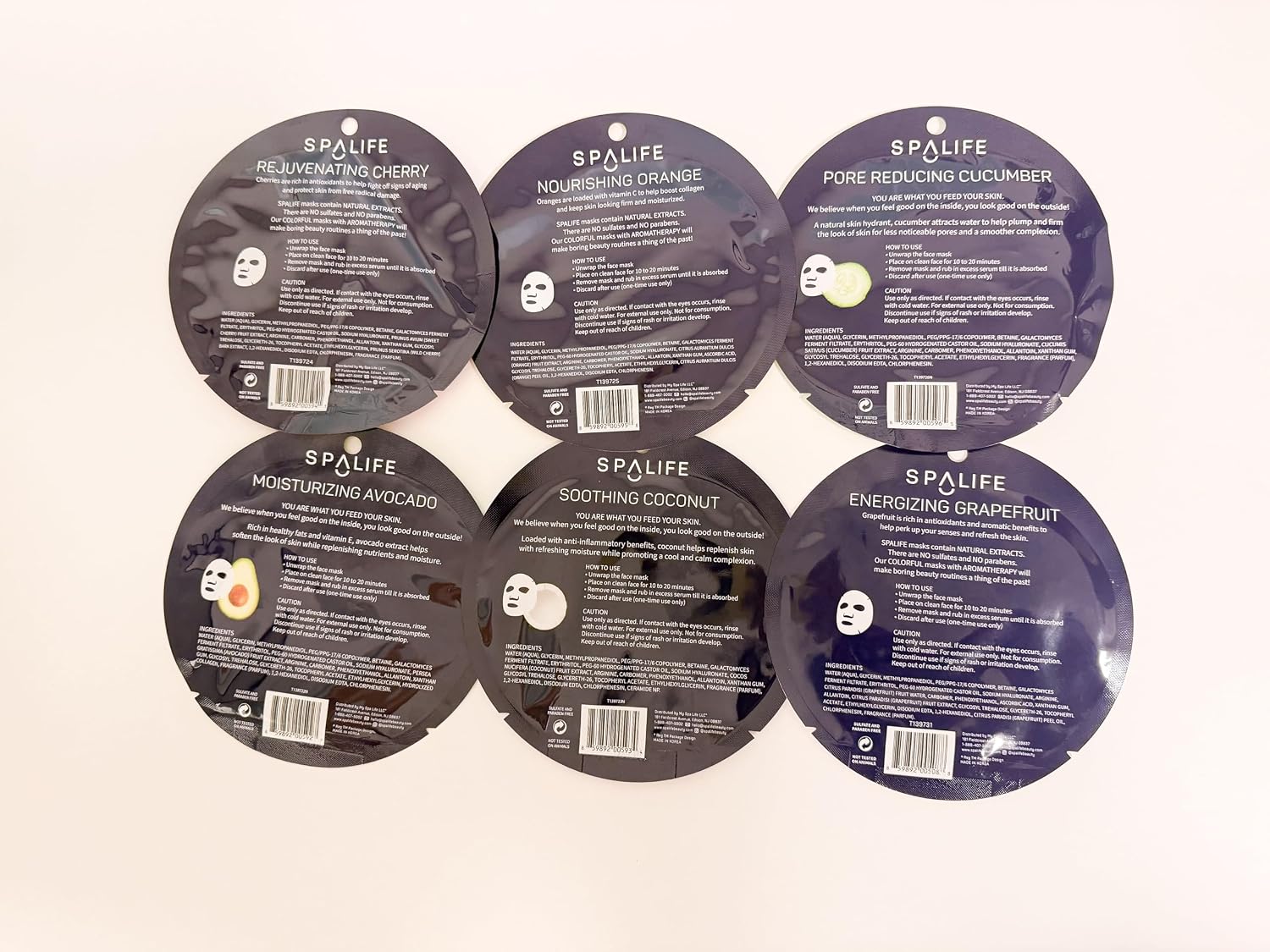 Hydrating Facial Sheet Mask Collection | Seasonal Skincare Sets