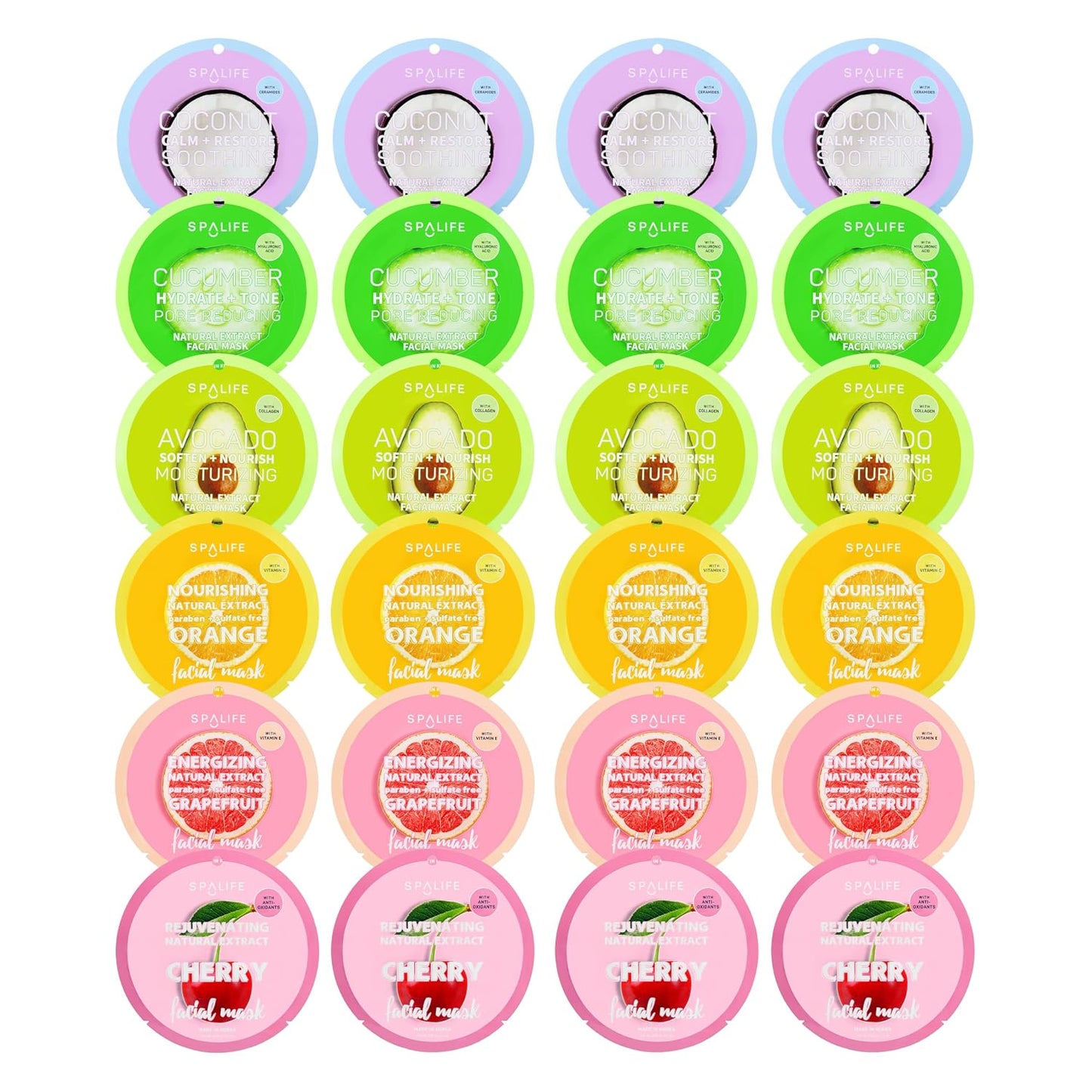 Hydrating Facial Sheet Mask Collection | Seasonal Skincare Sets