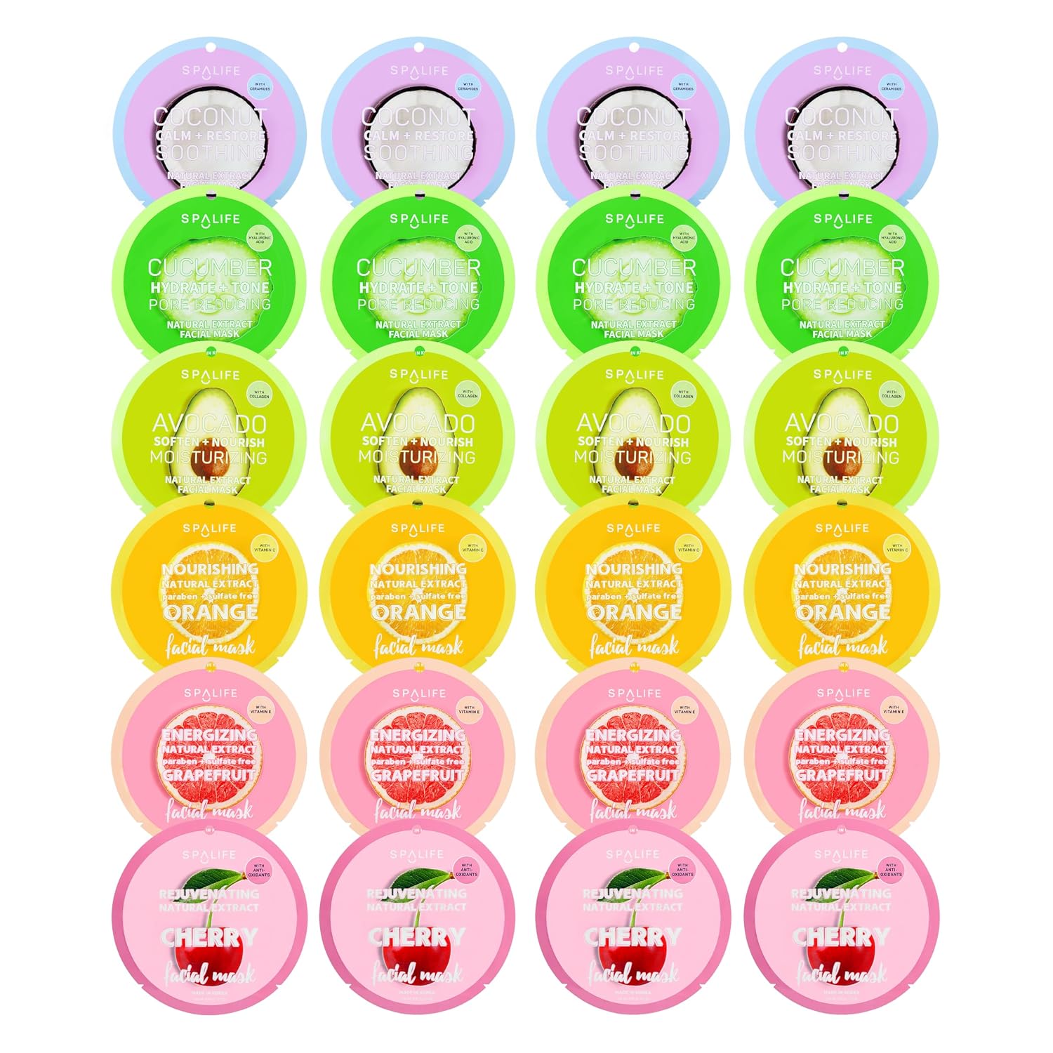 Hydrating Facial Sheet Mask Collection | Seasonal Skincare Sets