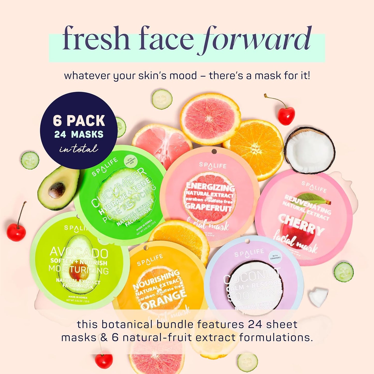 Hydrating Facial Sheet Mask Collection | Seasonal Skincare Sets