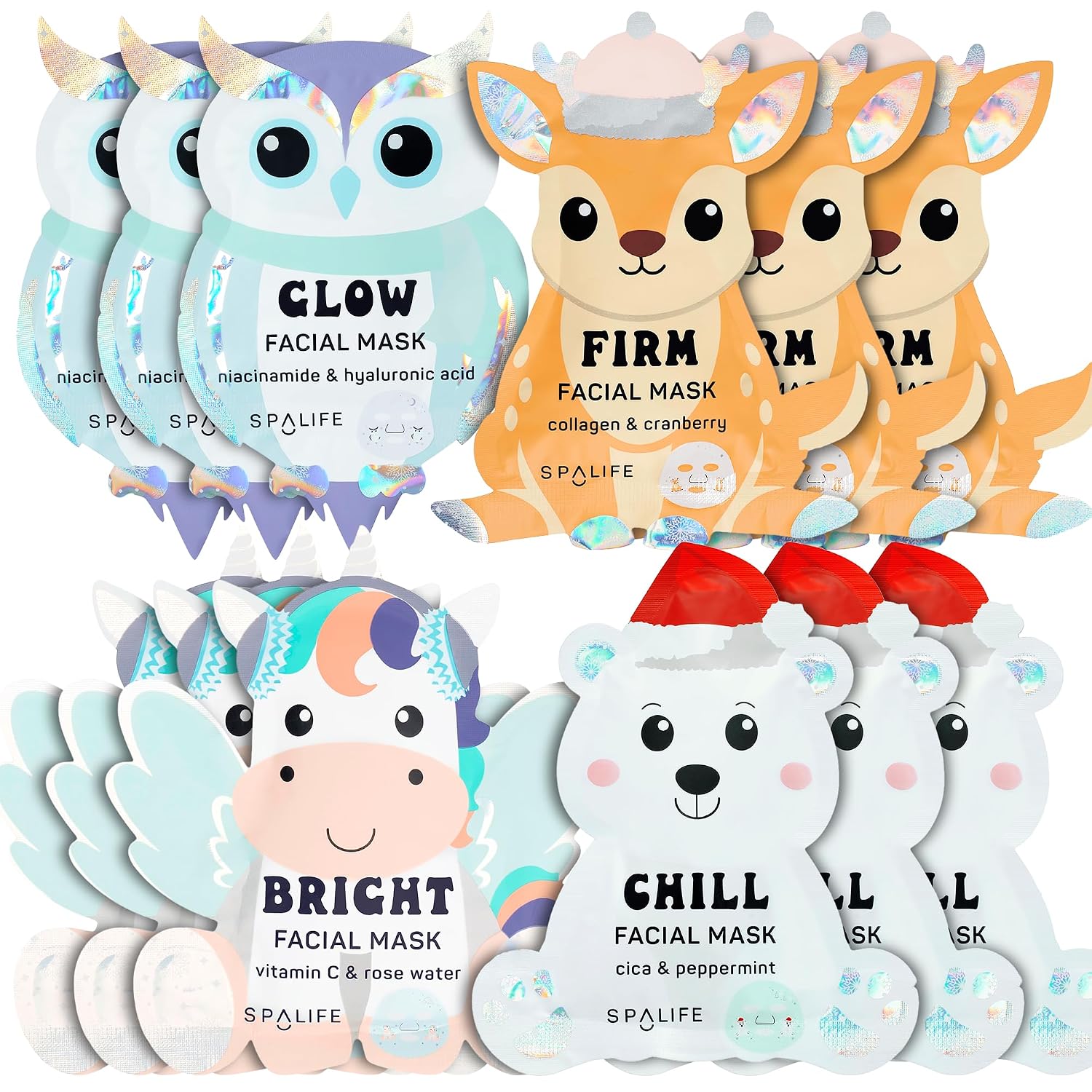 Hydrating Facial Sheet Mask Collection | Seasonal Skincare Sets