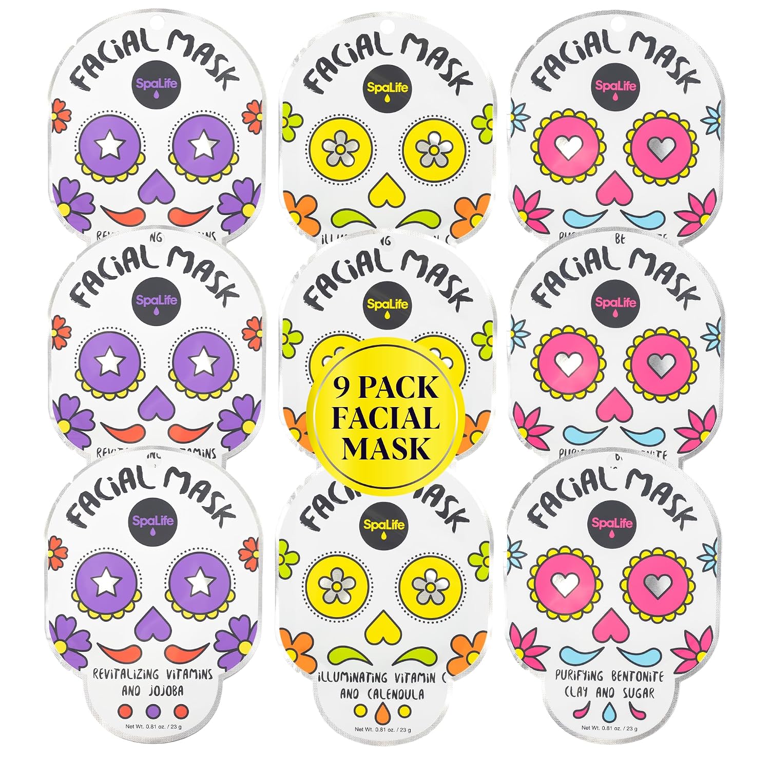 Hydrating Facial Sheet Mask Collection | Seasonal Skincare Sets