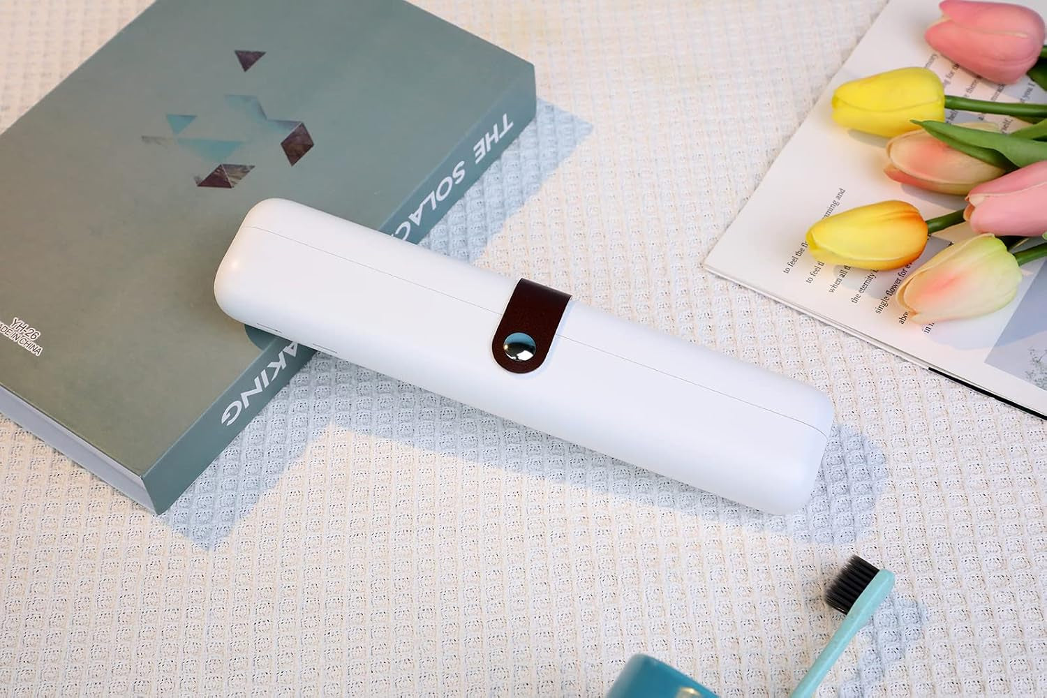 UV-C Toothbrush Cleaner Case, Portable UV Toothbrush Cover, Holder, and Travel Toothbrush Case