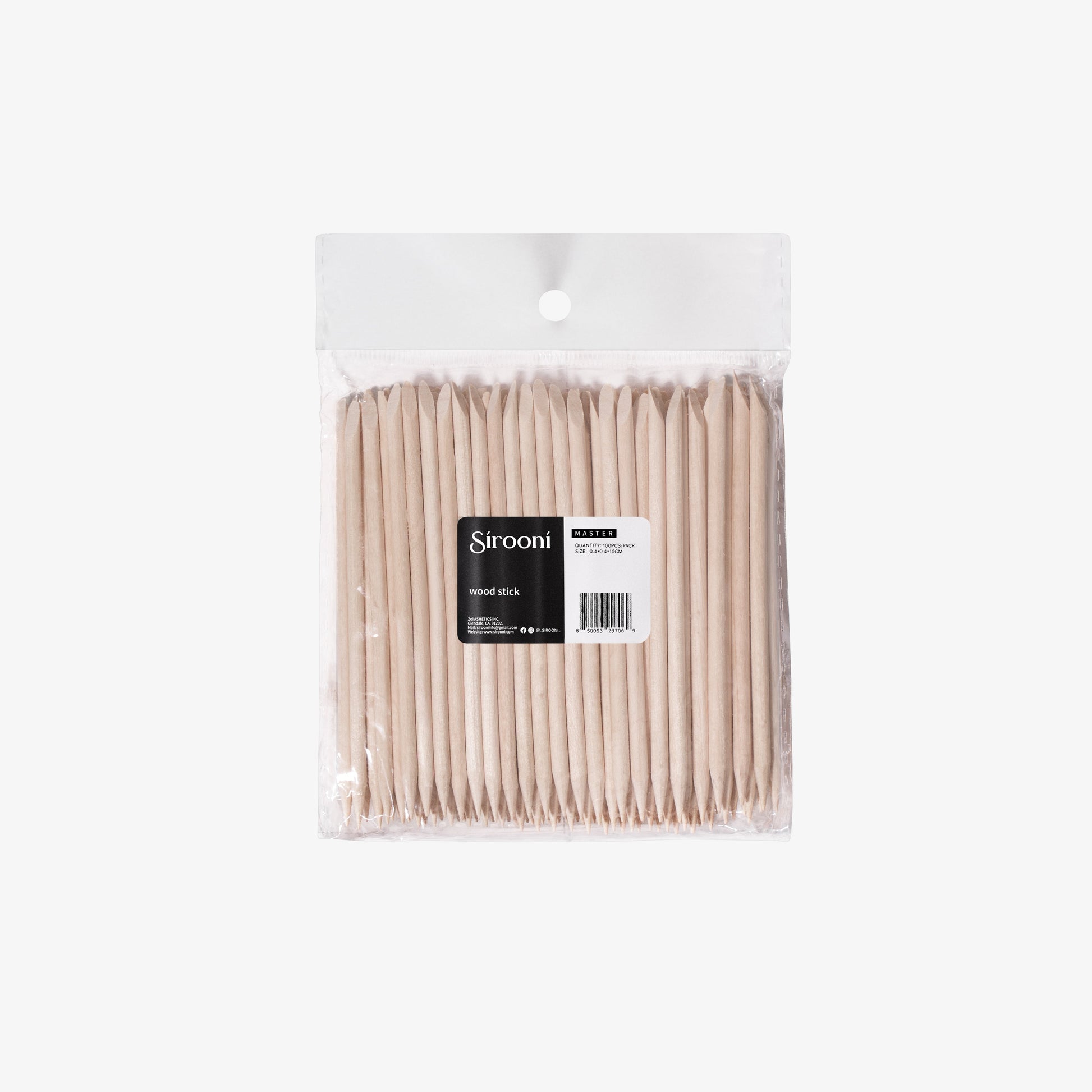 Wooden Cuticle Sticks 10Cm - 100 PCS Pack