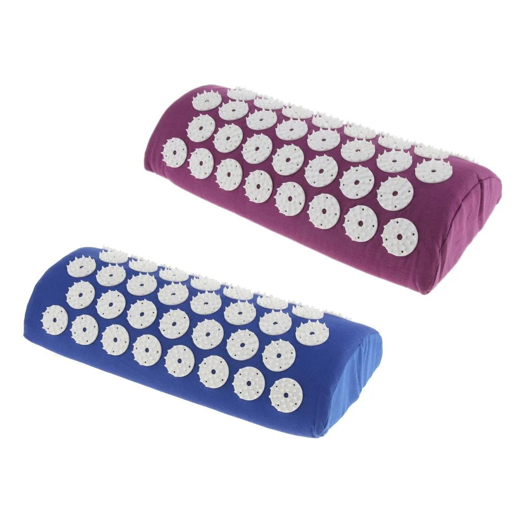 Acupressure Set Acupressure Mat Massage Mat Neck Pillow for Circulation Blue