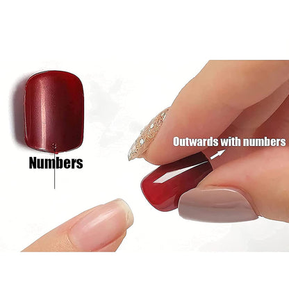 Luxury Press-On Nails | 23 Trendy Stiletto Styles • Reusable Full Nail Kit