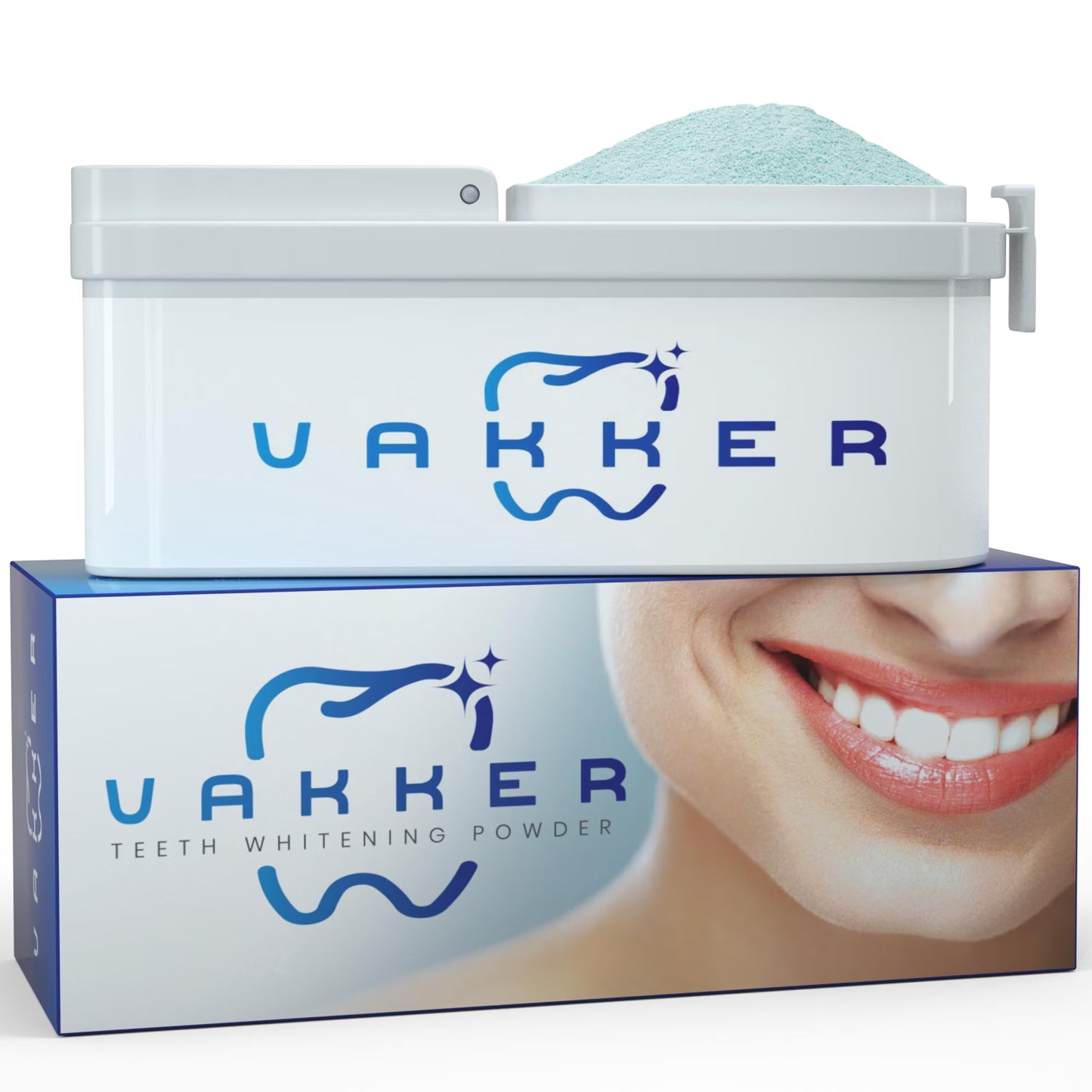 Teeth Whitening Powder Fot Teeth Whitening Toothpaste, Fluoride Free & Non-Sensitive, Enamel Safe Tooth Stain Remover, Fresh Mint, 5.5 Oz, 5 Packs
