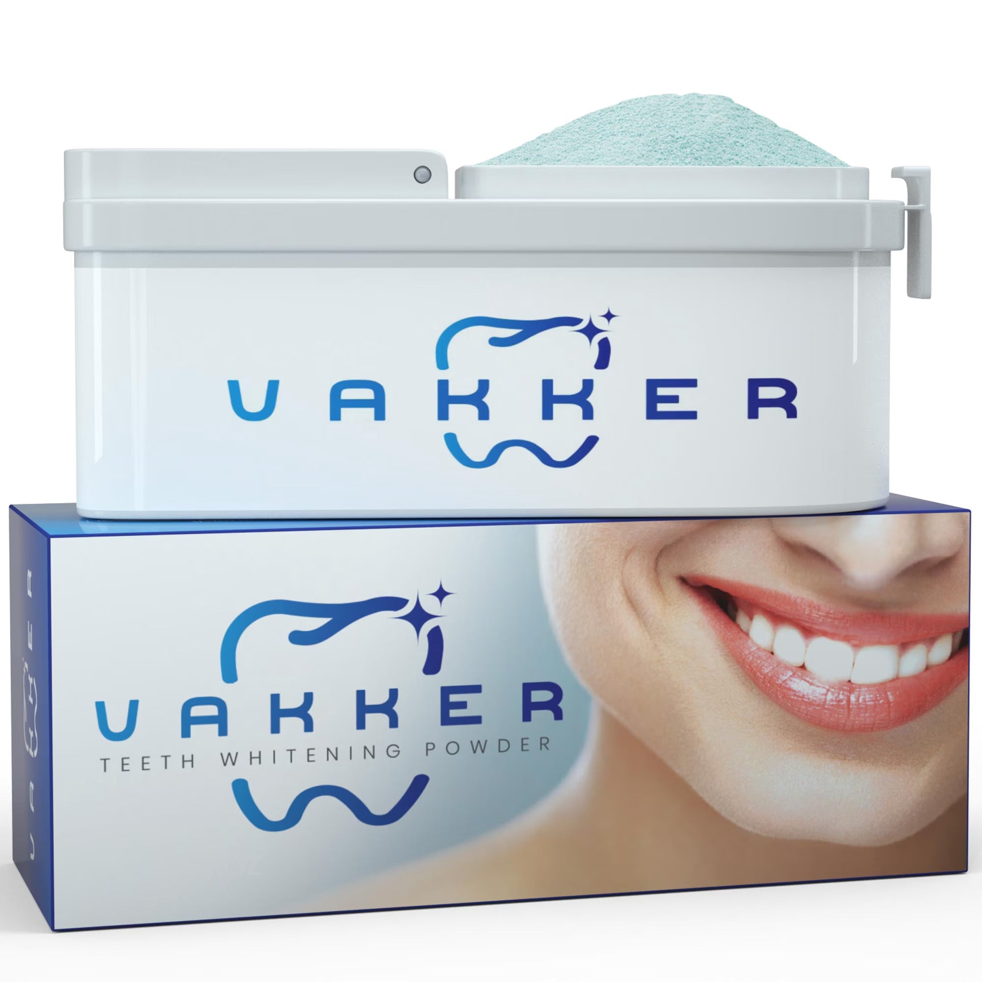 Teeth Whitening Powder Fot Teeth Whitening Toothpaste, Fluoride Free & Non-Sensitive, Enamel Safe Tooth Stain Remover, Fresh Mint, 5.5 Oz, 5 Packs