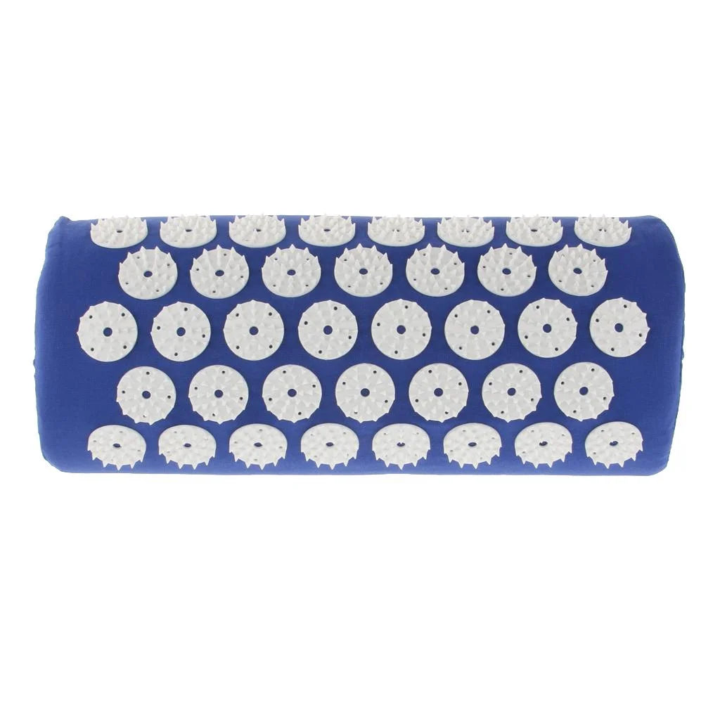 Acupressure Set Acupressure Mat Massage Mat Neck Pillow for Circulation Blue
