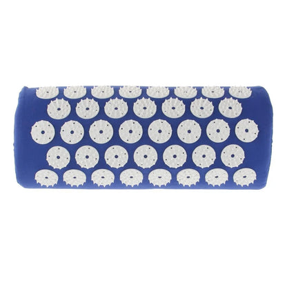 Acupressure Set Acupressure Mat Massage Mat Neck Pillow for Circulation Blue
