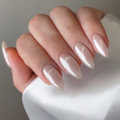 Black Press on Nails Medium Almond Fake Nails Matte False Nails Press Ons with Designs French Tip Acrylic Full Cover Glue on Nails Halloween Stick on Nail for Women Manicure 24 Pcs