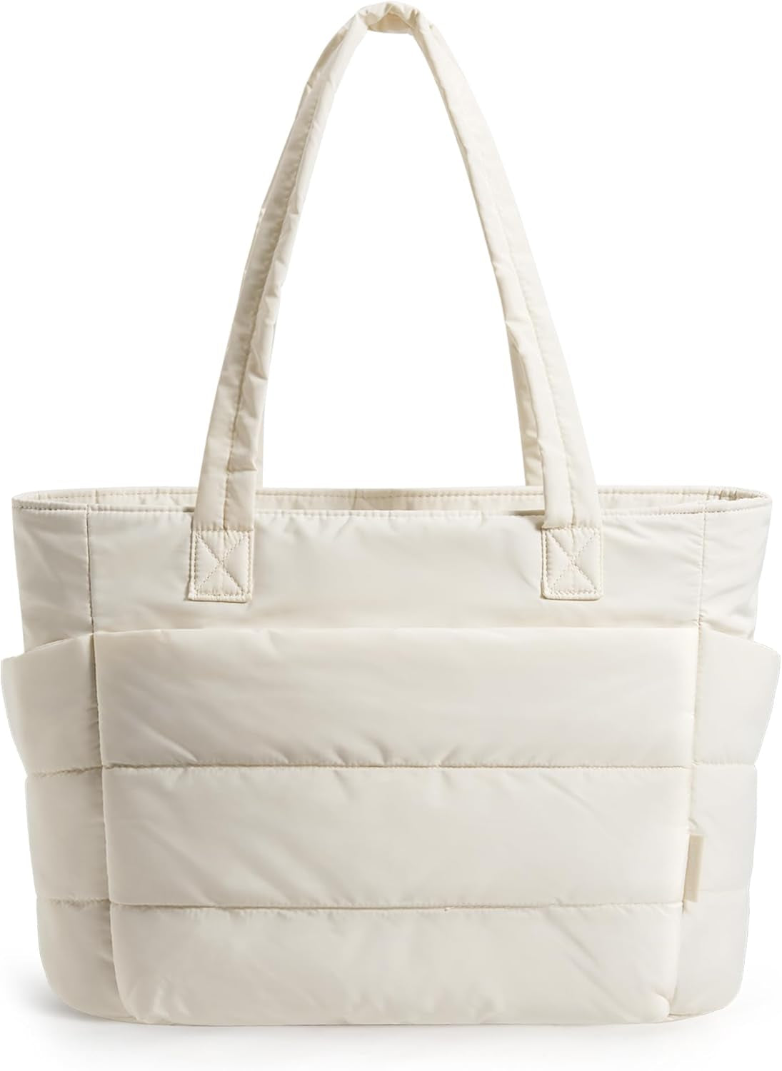 Tote Bag for Women, Lightweight Puffy Tote Bag with Compartments Shoulder Bag Handbag for Travel, Work, Gym | Lightweight