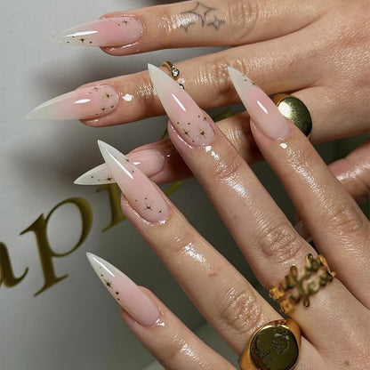 Luxury Press-On Nails | 23 Trendy Stiletto Styles • Reusable Full Nail Kit
