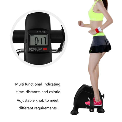 Mini Under Desk Exercise Bike | Portable Pedal Exerciser for Arms & Legs with LCD Monitor