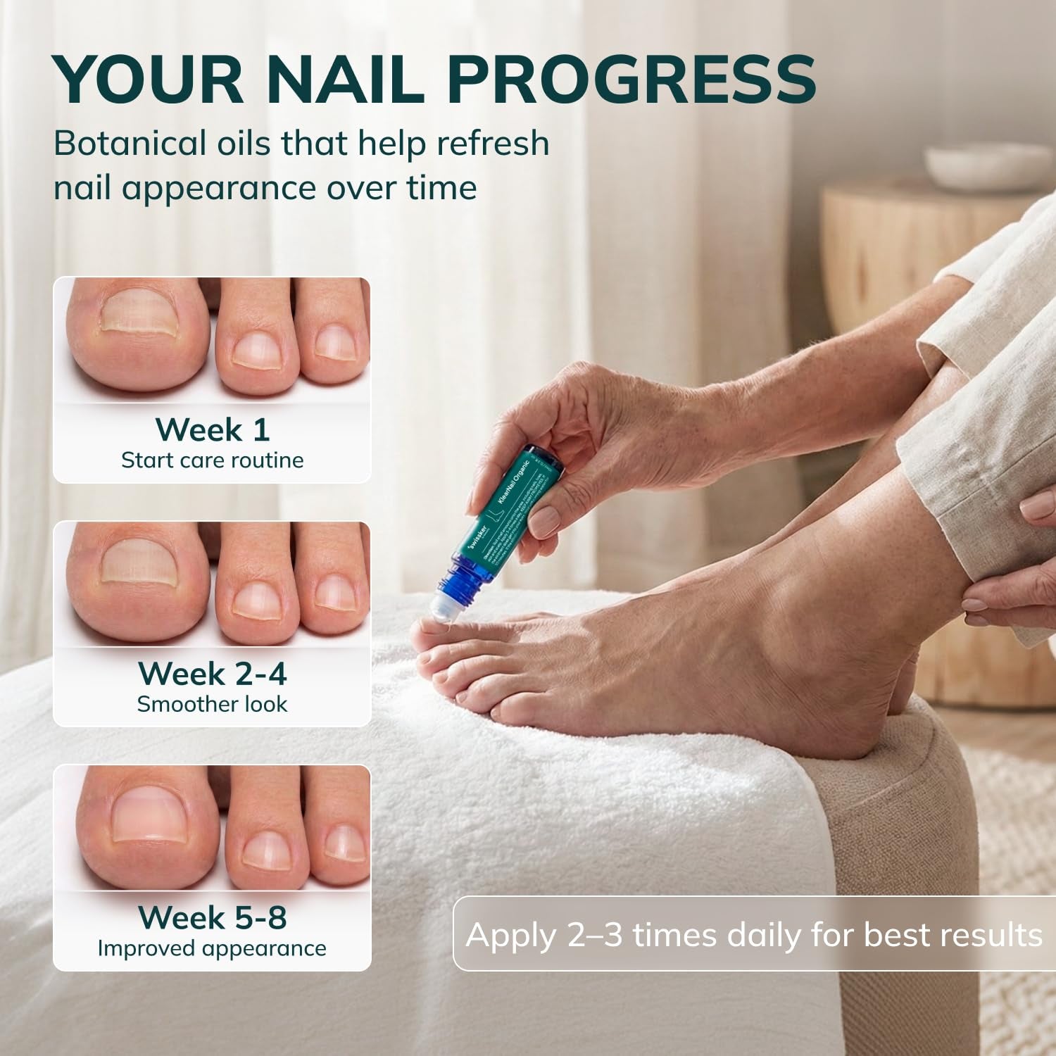 Klearnail Toenail Stick | Medi-Care Treatment | Natural Solution for Healthy Nails I Suitable for Foot, Toe, and Fingernail I for Brittle Toenails – 10Ml / 0.3 Fl. Oz. Pack 1 - Made in USA
