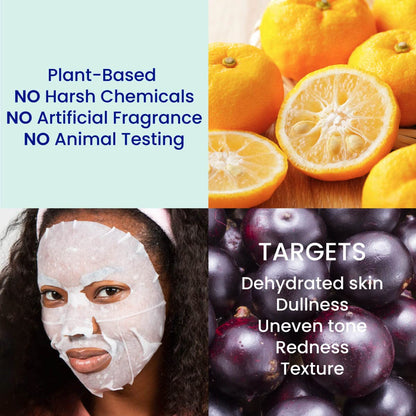 K Beauty Face Mask Skin Care - EVERYDAY 8 COLLECTION Sheet Mask Set (16 Pc) | Natural Premium Korean Face Mask for All Skin Types - No Sulfates No Parabens