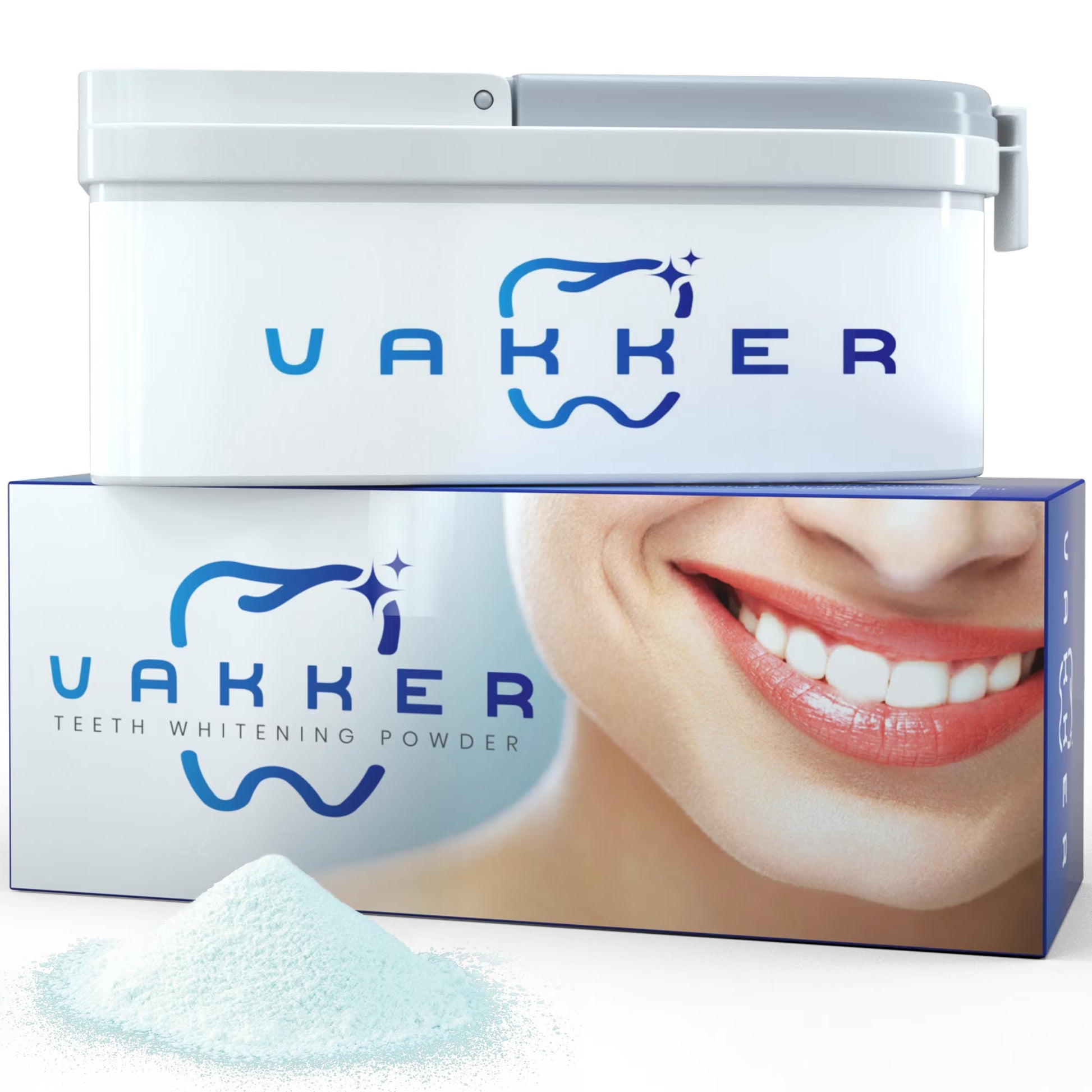Teeth Whitening Powder Fot Teeth Whitening Toothpaste, Fluoride Free & Non-Sensitive, Enamel Safe Tooth Stain Remover, Fresh Mint, 5.5 Oz, 5 Packs