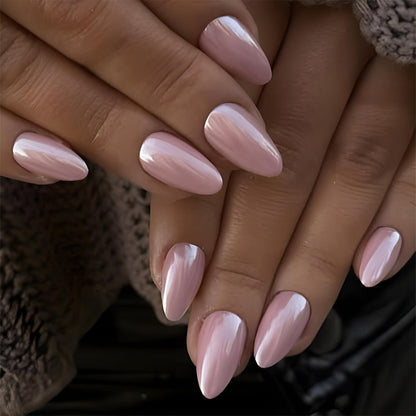 Black Press on Nails Medium Almond Fake Nails Matte False Nails Press Ons with Designs French Tip Acrylic Full Cover Glue on Nails Halloween Stick on Nail for Women Manicure 24 Pcs