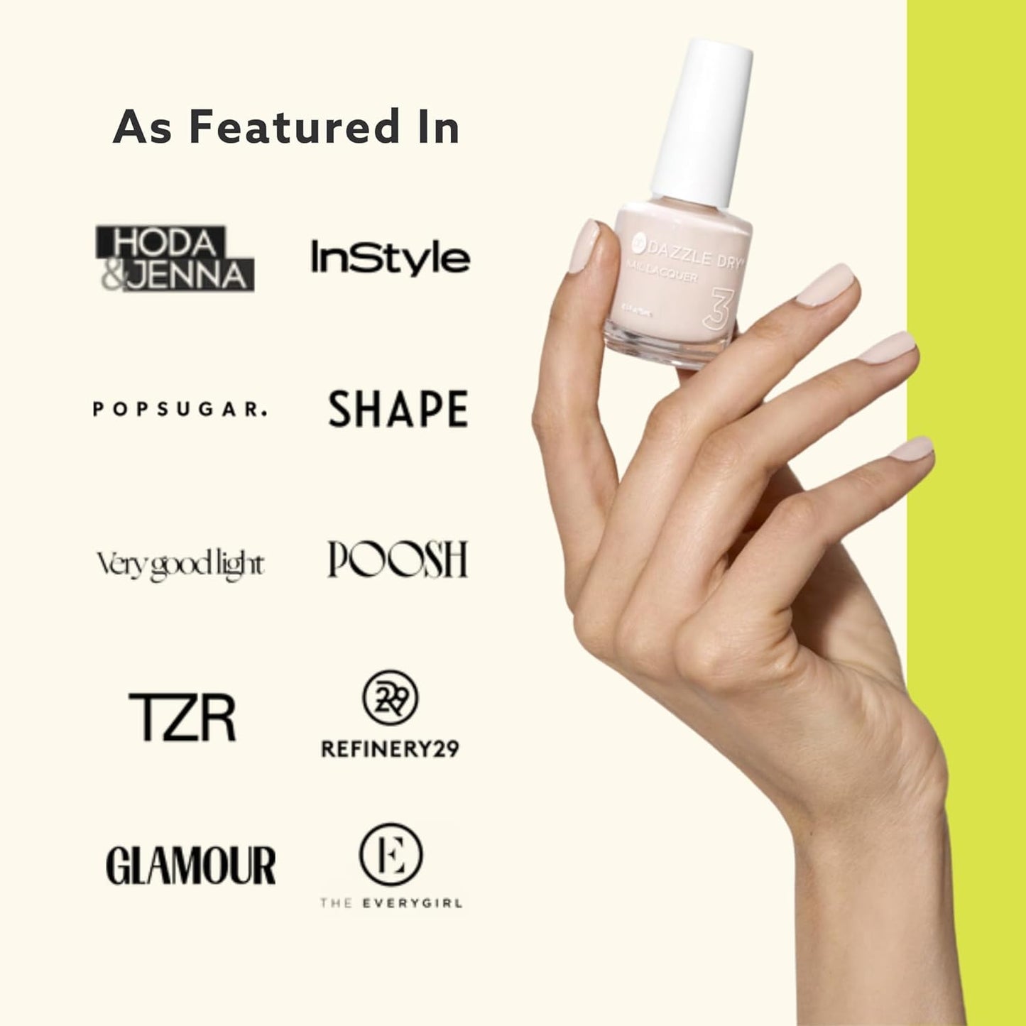 Top Coat - Step 4 - a Quick Dry Top Coat Nail Polish - a Gel Nail Polish Alternative for Long-Lasting, Non-Toxic Manicures (0.5 Fl Oz)