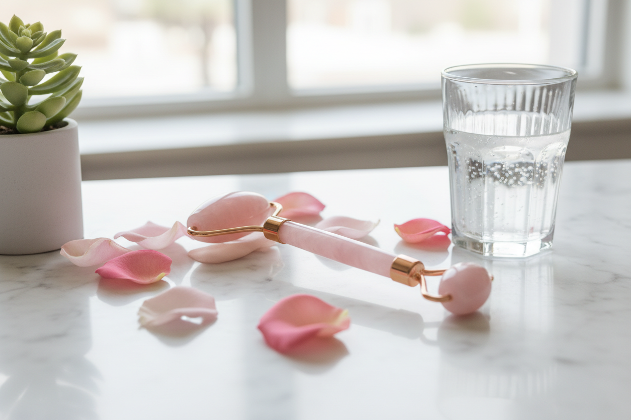 Rose Quartz Face Roller
